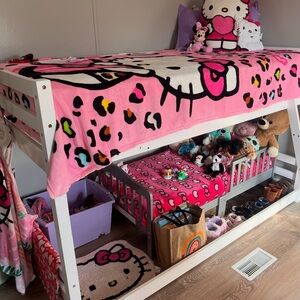 Pink Hello Kitty Bunk Bed Set